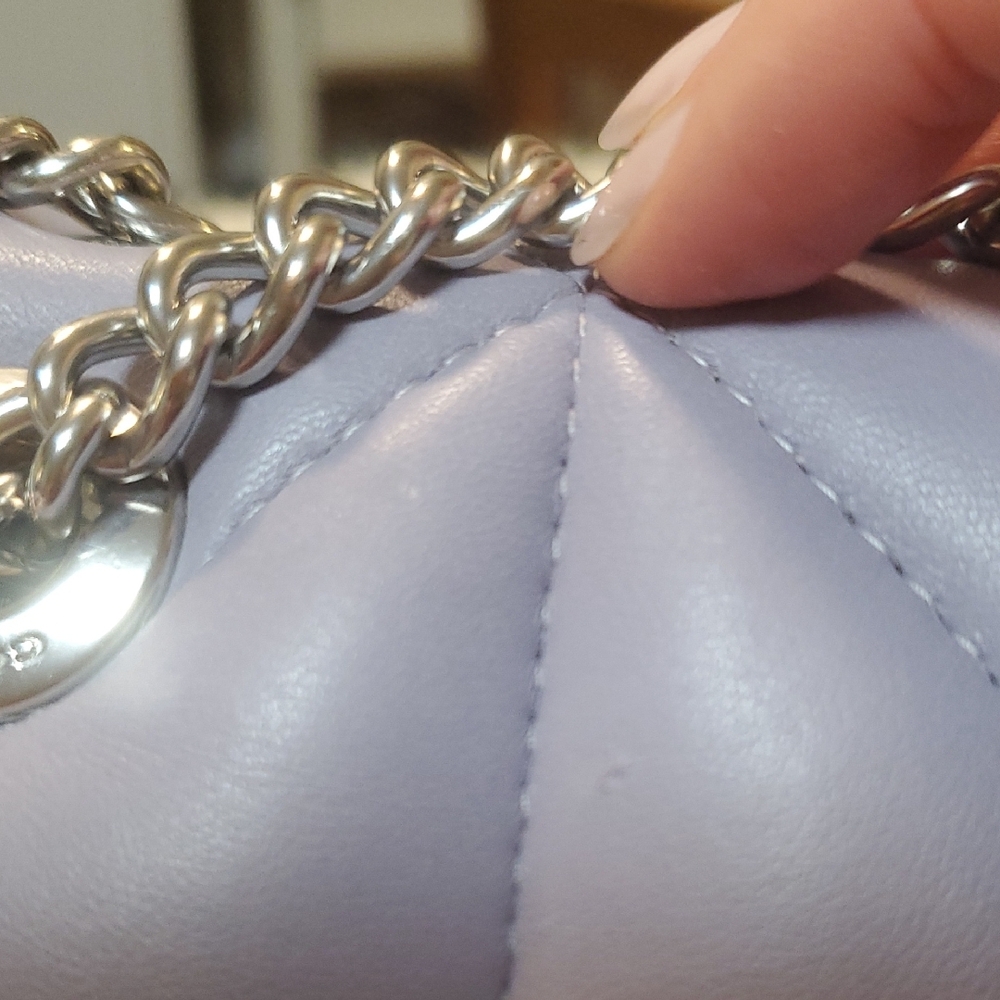 Coach Light Purple Quilted Crossbody Bag - Picture 4 of 10